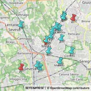 Mappa Corso Giacomo Matteotti, 20821 Meda MB, Italia (2.06)