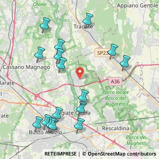 Mappa Via Giacomo Matteotti, 21050 Gorla Maggiore VA, Italia (4.96688)