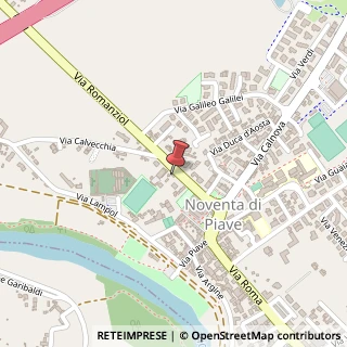 Mappa Via Romanziol, 5, 30020 Noventa di Piave, Venezia (Veneto)