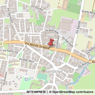 Mappa Via Monte Grappa, 13, 36066 Sandrigo, Vicenza (Veneto)