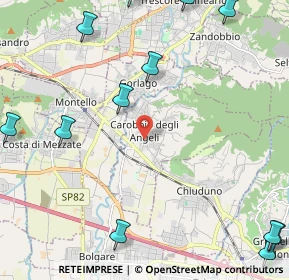 Mappa 24060 Carobbio degli Angeli BG, Italia (3.30615)