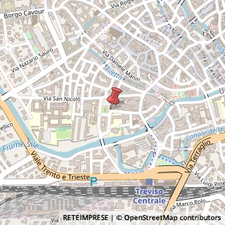 Mappa Viale Luigi Cadorna,  20, 31100 Treviso, Treviso (Veneto)