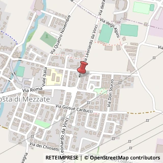 Mappa Via Leonardo Da Vinci, 3, 24060 Costa di Mezzate, Bergamo (Lombardia)