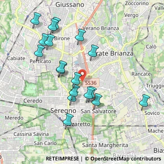 Mappa Piazza Clerici, 20833 Giussano MB, Italia (2.00056)