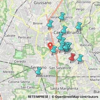 Mappa Piazza Clerici, 20833 Giussano MB, Italia (1.65786)