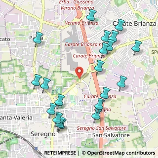 Mappa Piazza Clerici, 20833 Giussano MB, Italia (1.2195)