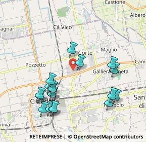Mappa Viale dell' Industria, 35013 Cittadella PD, Italia (2.145)