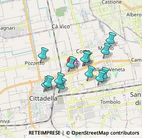 Mappa Viale dell' Industria, 35013 Cittadella PD, Italia (1.44)