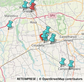 Mappa Viale dell' Industria, 35013 Cittadella PD, Italia (7.91)