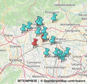 Mappa Viale dell' Industria, 35013 Cittadella PD, Italia (11.5125)