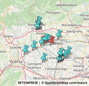 Mappa Viale dell' Industria, 35013 Cittadella PD, Italia (11.57526)