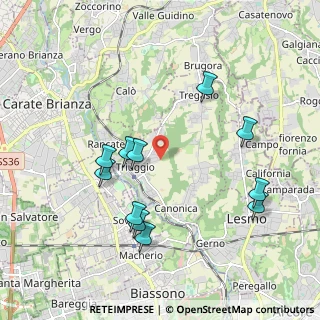 Mappa 20844 Triuggio MB, Italia (2.00182)