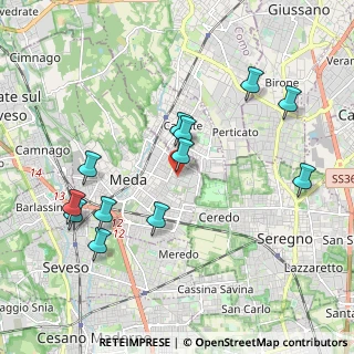 Mappa Via San Giusto, 20821 Meda MB, Italia (2.05)