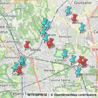 Mappa Via San Giusto, 20821 Meda MB, Italia (2.43389)