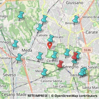 Mappa Via Friuli, 22060 Cabiate CO, Italia (2.37)