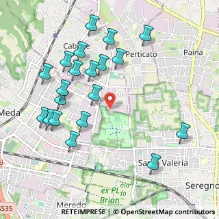 Mappa Via Friuli, 22060 Cabiate CO, Italia (1.0955)