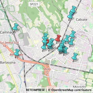 Mappa Via Vignoni, 20821 Meda MB, Italia (0.819)