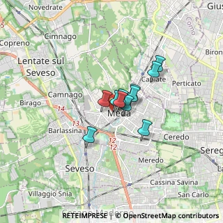 Mappa Via Vignoni, 20821 Meda MB, Italia (0.91818)