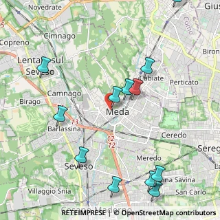 Mappa Via Vignoni, 20821 Meda MB, Italia (2.52)