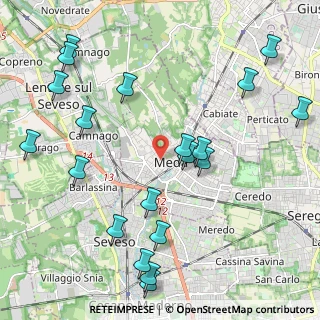 Mappa Via Vignoni, 20821 Meda MB, Italia (2.5615)