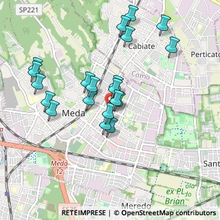 Mappa Viale Rimembranze, 20821 Meda MB, Italia (0.912)