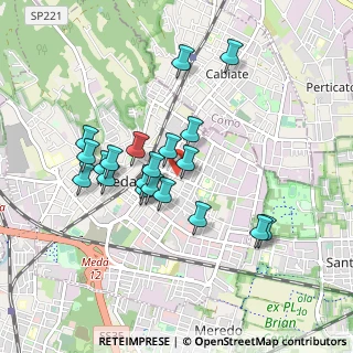 Mappa Viale Rimembranze, 20821 Meda MB, Italia (0.7915)