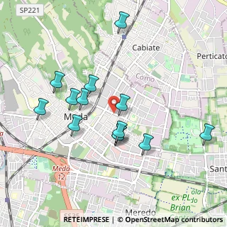 Mappa Viale Rimembranze, 20821 Meda MB, Italia (0.90769)