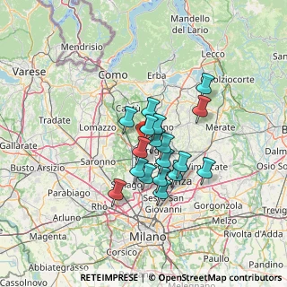 Mappa Viale dell'Artigianato, 20821 Meda MB, Italia (9.59222)