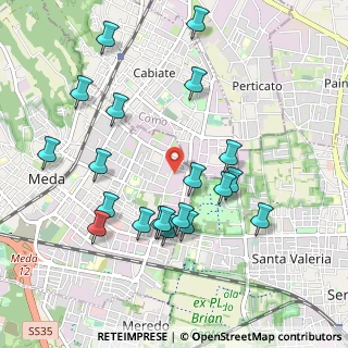 Mappa Viale dell'Artigianato, 20821 Meda MB, Italia (1.0245)
