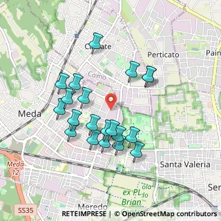 Mappa Viale dell'Artigianato, 20821 Meda MB, Italia (0.8395)