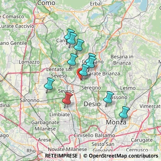 Mappa Viale dell'Artigianato, 20821 Meda MB, Italia (5.84727)