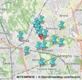 Mappa Viale dell'Artigianato, 20821 Meda MB, Italia (1.45533)