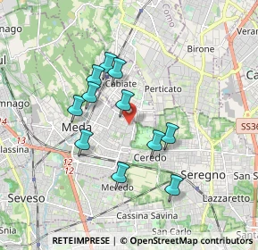 Mappa Viale dell'Artigianato, 20821 Meda MB, Italia (1.51182)