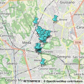 Mappa Viale dell'Artigianato, 20821 Meda MB, Italia (0.94316)