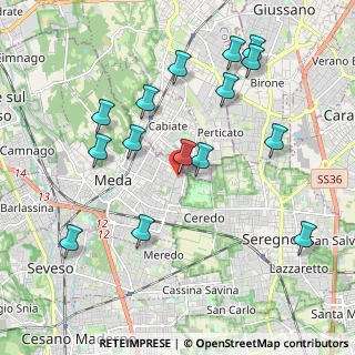 Mappa Viale dell'Artigianato, 20821 Meda MB, Italia (2.11)