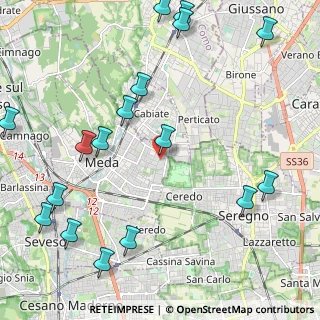 Mappa Viale dell'Artigianato, 20821 Meda MB, Italia (2.82118)