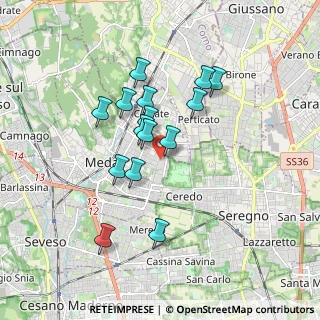 Mappa Viale dell'Artigianato, 20821 Meda MB, Italia (1.47667)