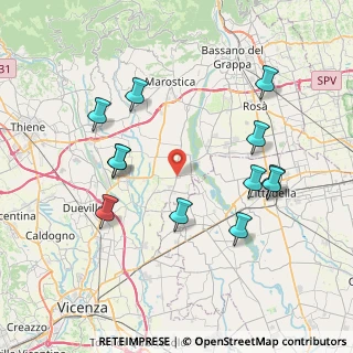 Mappa Via Bassanese, 36066 Pozzoleone VI, Italia (8.025)