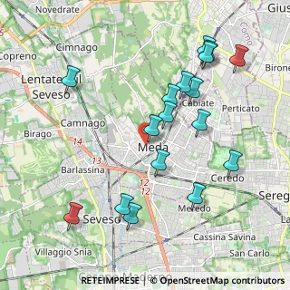 Mappa Via XX Settembre, 20821 Meda MB, Italia (2.11353)