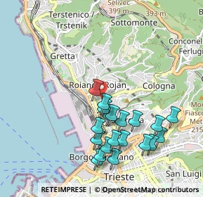 Mappa 34135 Trieste TS, Italia (0.978)