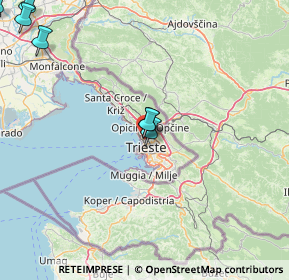 Mappa 34135 Trieste TS, Italia (32.69167)