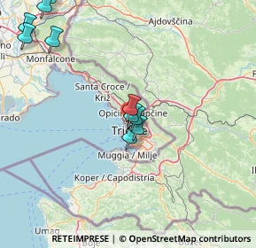 Mappa 34135 Trieste TS, Italia (29.13895)
