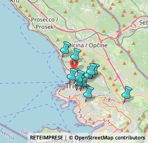 Mappa 34135 Trieste TS, Italia (2.26)