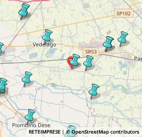 Mappa Via S. Filippo Neri, 31050 Vedelago TV, Italia (6.3505)