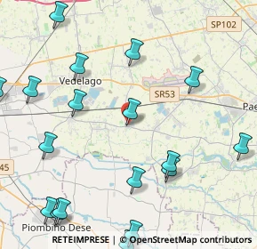 Mappa Via S. Filippo Neri, 31050 Vedelago TV, Italia (5.7965)