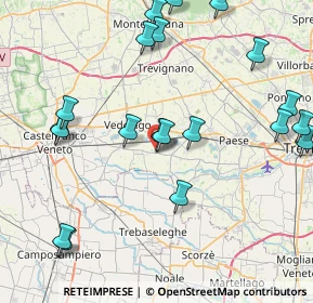 Mappa Via S. Filippo Neri, 31050 Vedelago TV, Italia (9.764)