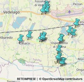 Mappa Via S. Filippo Neri, 31050 Vedelago TV, Italia (2.0545)