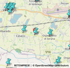 Mappa Via S. Filippo Neri, 31050 Vedelago TV, Italia (3.547)