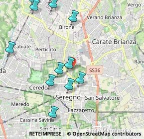 Mappa Via Giulio Verne, 20831 Seregno MB, Italia (2.65857)