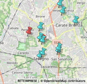 Mappa Via Giulio Verne, 20831 Seregno MB, Italia (1.7)